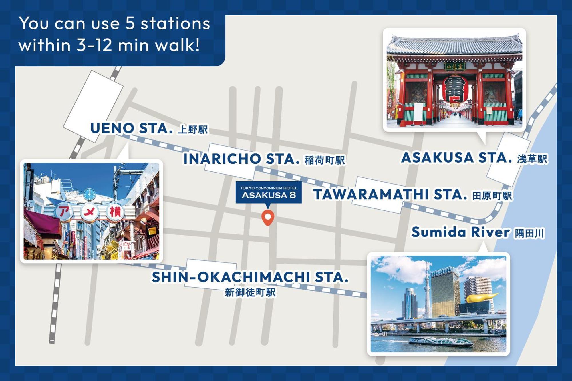Apartamento Asakusa Eight -tokyo Hotel- *